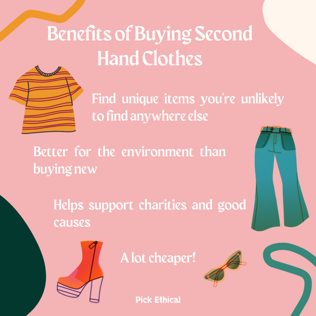 benefits of buying second hand clothes